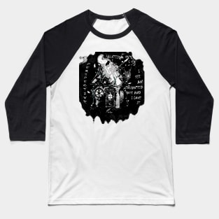 ENCHANTED HOUSE B/W Baseball T-Shirt